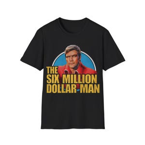 Retro 70s TV T-Shirt - The Six Million Dollar Man - Retro Tees