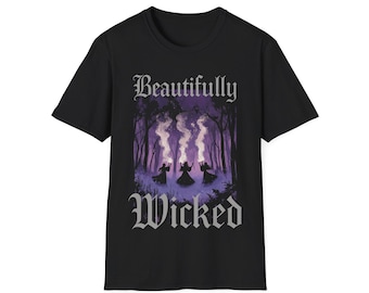 Gothic Witchcore T-Shirt – Forest Witches Graphic Tee