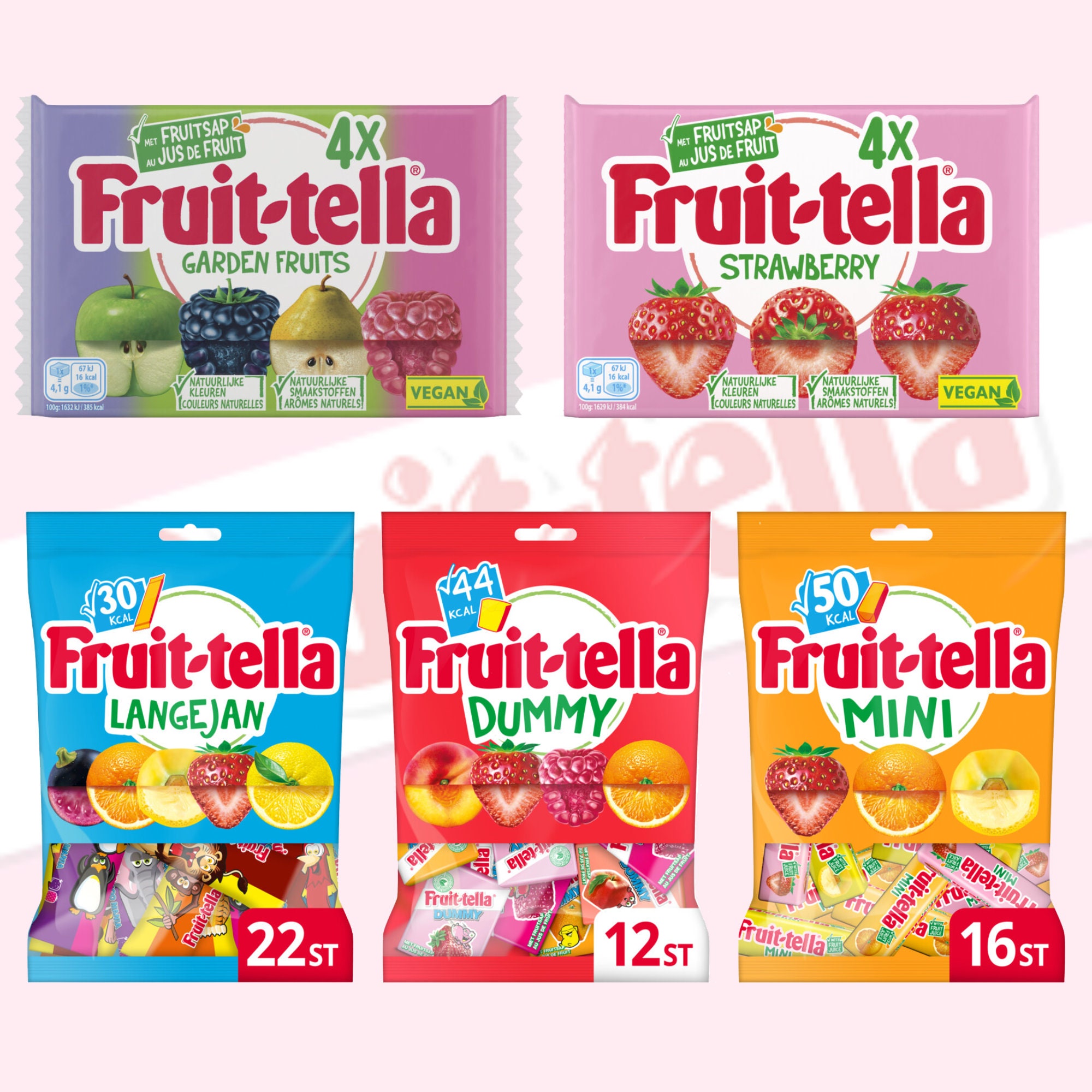 Fruittella Big Candy Pack: Variety of Fruit-flavored Delights 
