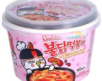 Samyang Buldak Carbonara Topokki Bowl - Würziges koreanisches Vergnügen (179g)