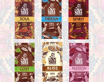 Lovechock Variety Pack - Vegan & Gluten-Frei