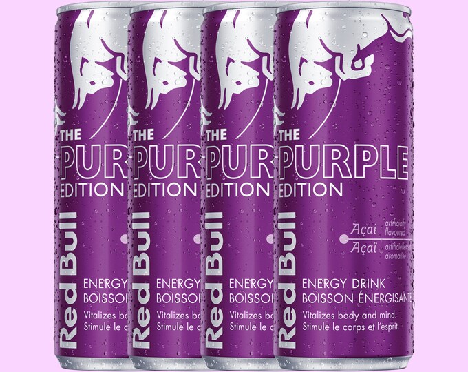 Pink Red Bull Spring Edition Sugarfree Wild Berry Energy Drink 4pack 250ml Etsy