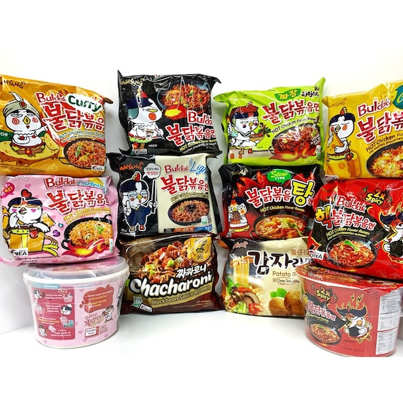 Samyang Buldak Introduction Box Samyang Buldak Ramen Mix of Flavors Korean Ramen Gift Box Samyang Buldak Noodles Variation Box - Etsy