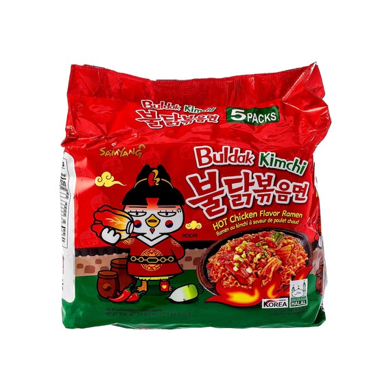 Buy Samyang Kimchi Ramen Instant Noodles, 140g x 4 