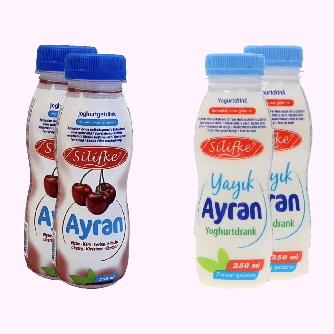 Silifke Ayran Yoghurt Drink Variety Pack Cherry & Classic Etsy