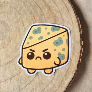 Blue Cheese | vinyl sticker | laptop sticker | water bottle sticker | The cheese collection