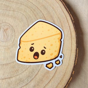 Parmesan Cheese | vinyl sticker | laptop sticker | water bottle sticker | The cheese collection