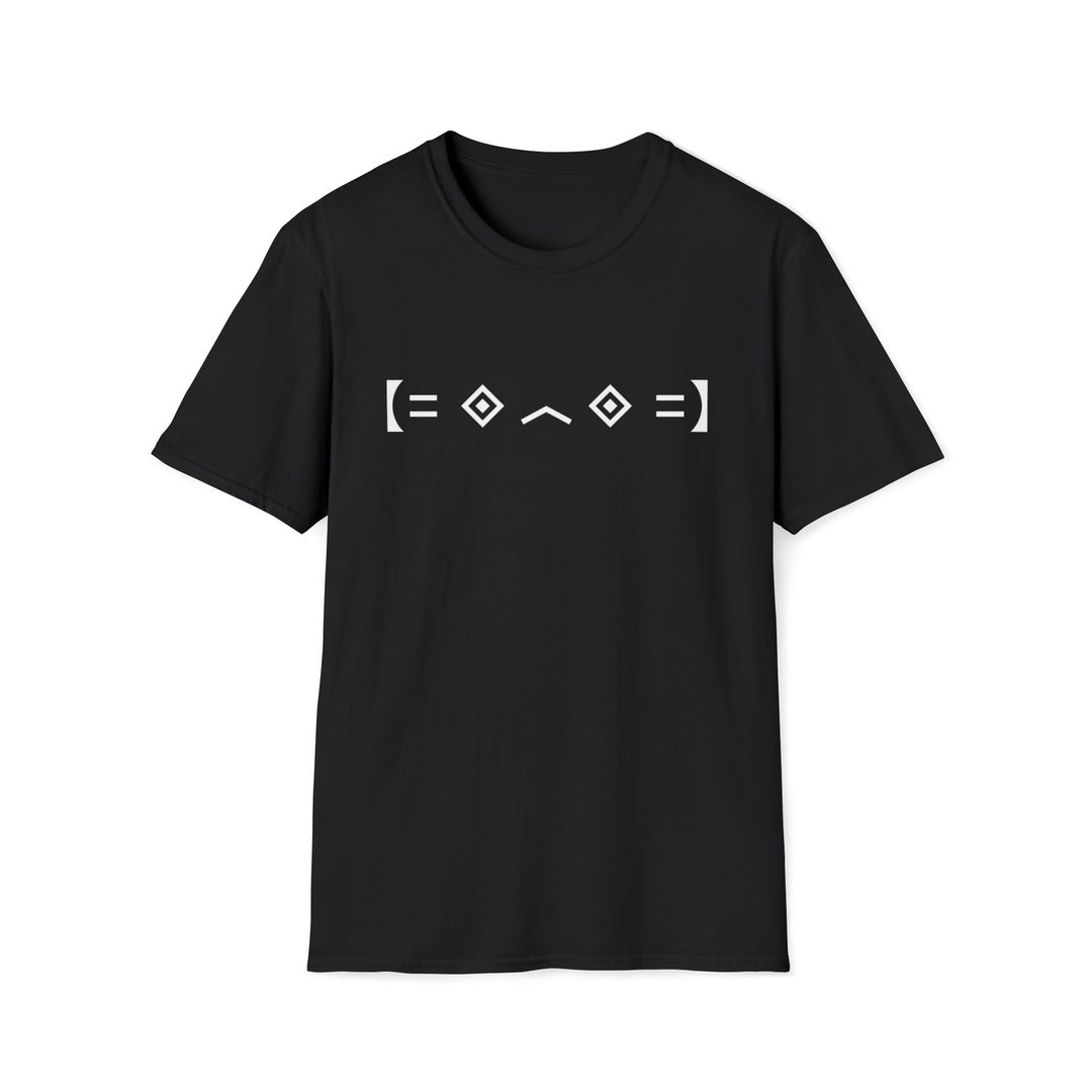 Porter Robinson Kaomoji Tshirt Black softstyle Etsy