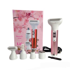 5 in 1 Electric Women Portable Mini Razor Shaver Bikini Arm Face Nose Eyebrow Trimmer