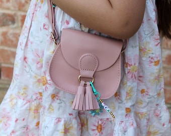 Toddler bag, Mini crossbody bag, Little Girl Purse, Custom Mini Purse, Personalized Girls Crossbody Purse , Leather Toddler Purse
