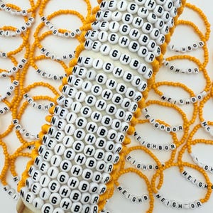 25-50-75-100-150-250-500 Bulk Gifts, Bulk Team Bracelet,Friendship Bracelets, Personalized Bracelets, Beaded Bracelets,Custom Name Bracelets