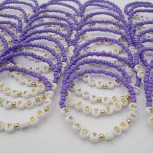 Custom Bulk Bracelet, Bulk Gifts, Bulk Team Bracelet,Friendship Bracelets, Personalized Bracelets, Beaded Bracelets,Custom Name Bracelets