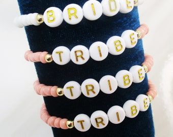 Bridesmaids Gift, Bride Tribe Friends, Bachelorette Party Gifts,Party gifts, Bachelorette Bracelet, Wedding Gift, Bride Tribe Gifts,