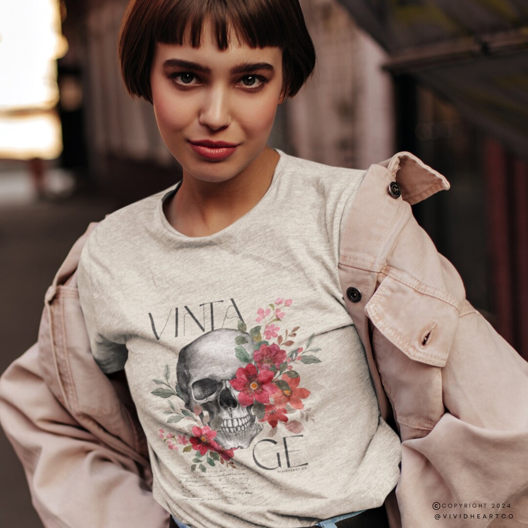 Tropical Floral Skull Women's Sweatshirt