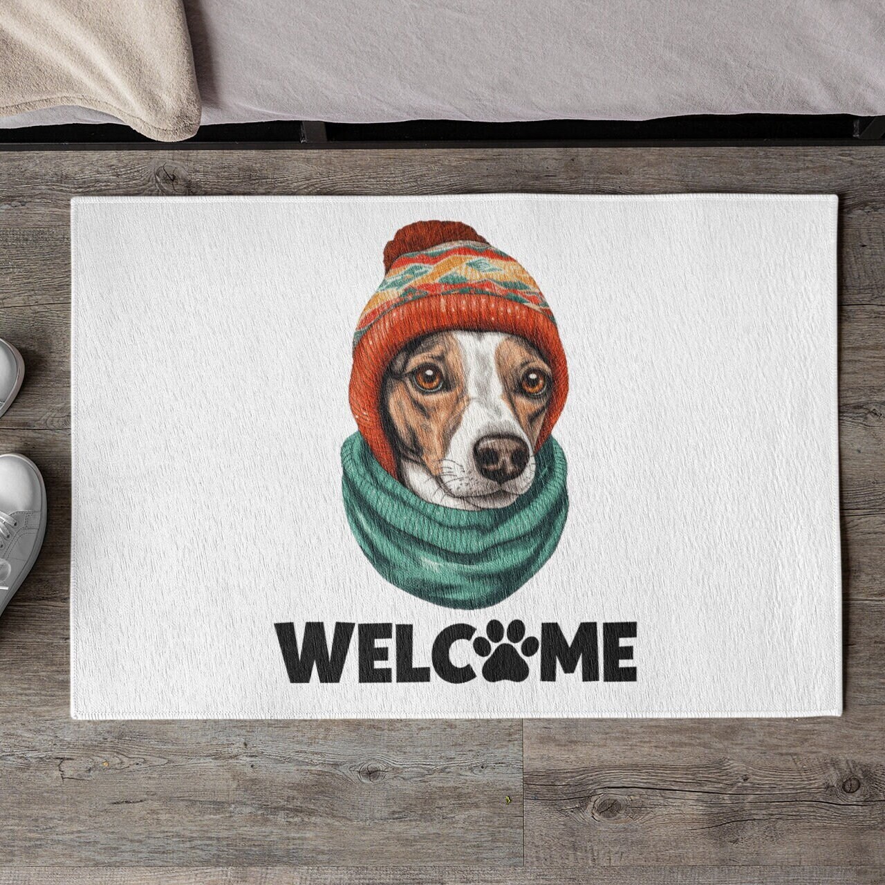 Greyhound Dog Welcome Mat – iCustomLabel