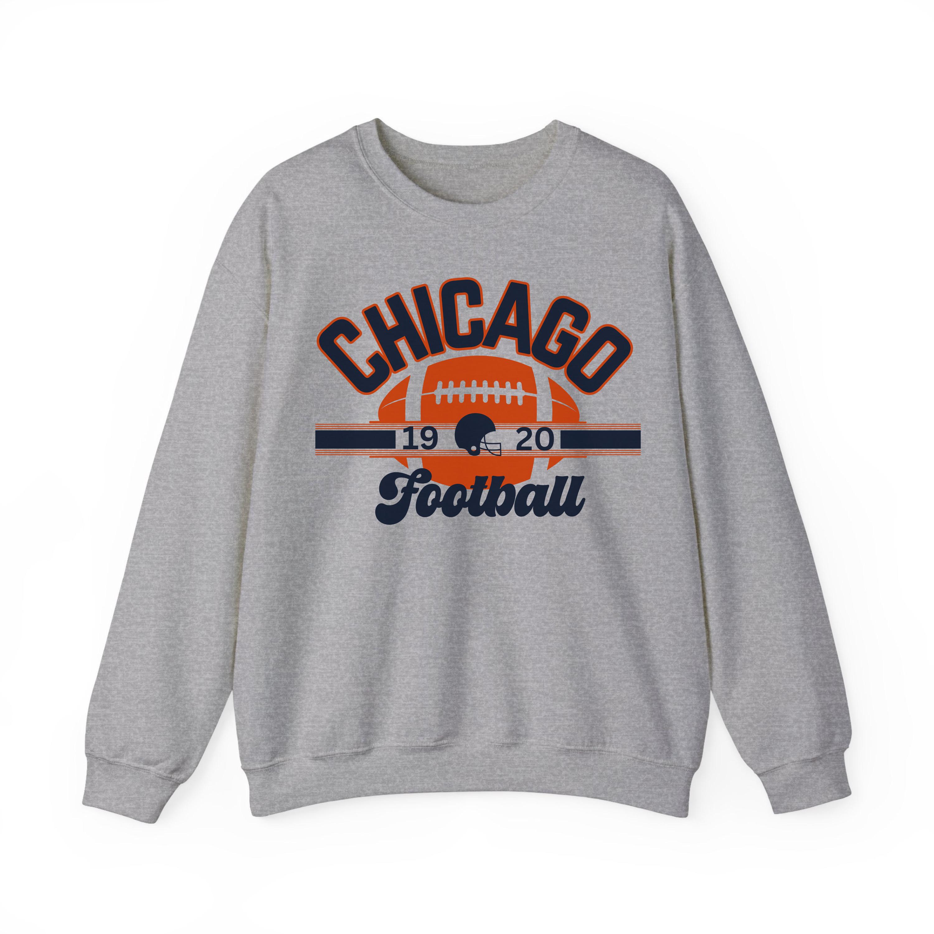 Sweat-shirt Vintage Chicago Bears Années 90 - Taille 2XL, Bleu Marine, Col Rond, Marque Hanes - Neuf Avec étiquette