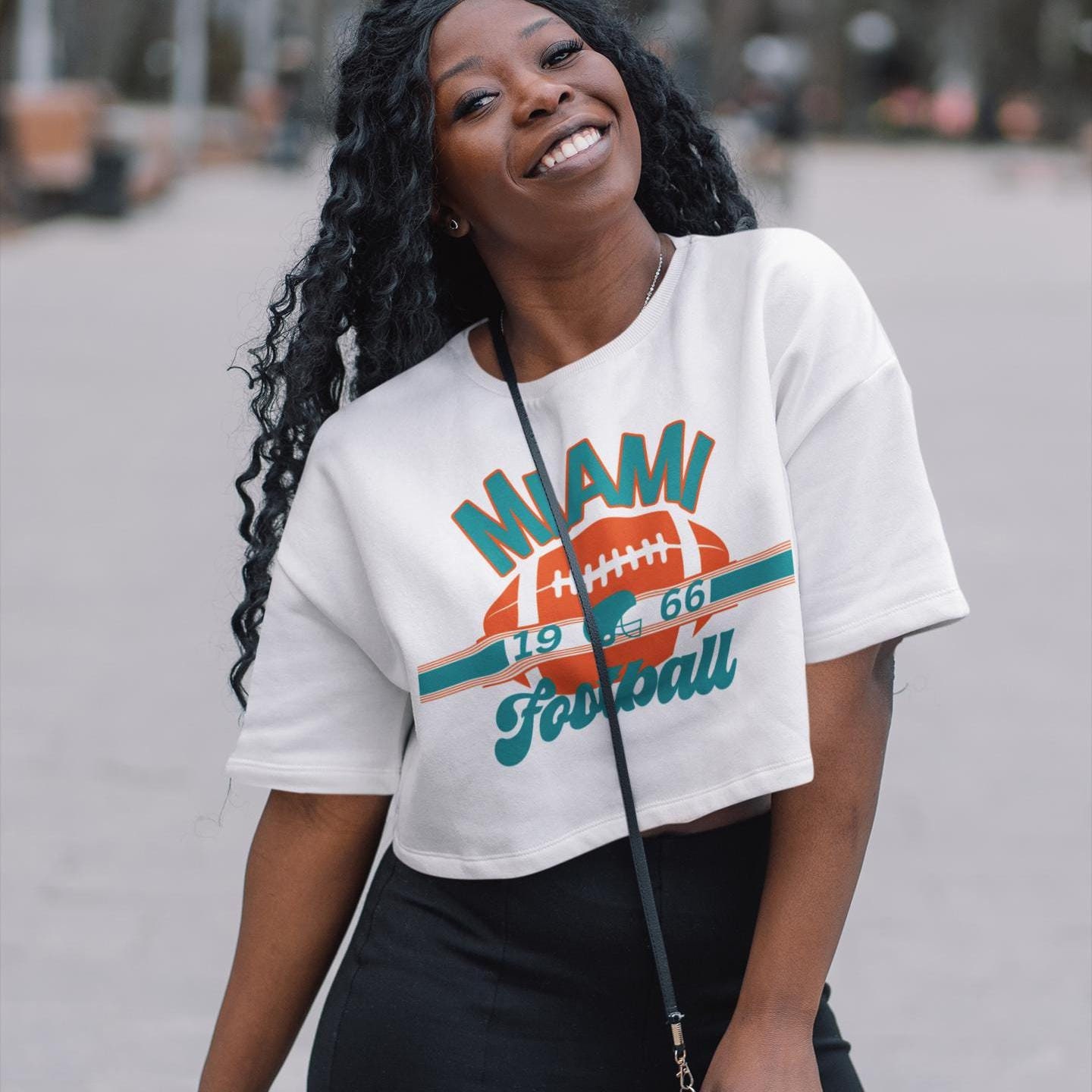 Miami dolphins women's t shirt hot sale