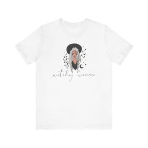 Witchy Woman Unisex Jersey Tee, Halloween T-Shirt, Woman T-Shirt, Spooky T-Shirt, Witch T-Shirt, Funny T-Shirt