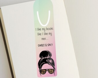 Funny bookmark, Cute bookmark, Holographic, Metal bookmark, Bookish, Reader gift, Book accessory, Gift for her, Bookish, Booktok, Bookworm
