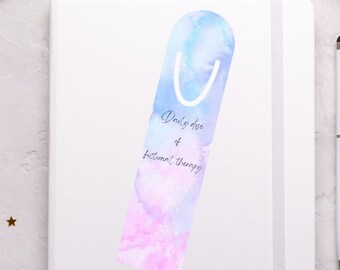 Funny quote bookmark, Cute bookmark, Holographic, Metal bookmark, Bookish, Reader gift, Book accessory, Gift for her, Bookish, Trendy