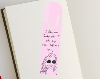 Funny bookmark, Cute bookmark, Holographic, Metal bookmark, Bookish, Reader gift, Book accessory, Gift for her, Bookish, Booktok, Bookworm