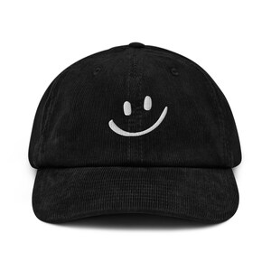 Handmade Embroidered Corduroy Dad Cap, Vintage cap, Hope Headwear, Hope Accessory, Unisex Corduroy Hat, Vintage Hat