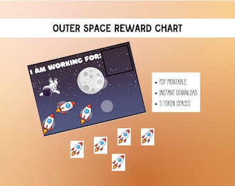 Outer Space Themed Token Board, Astronaut Token Economy, Kids Reward Chart, Behavior Management