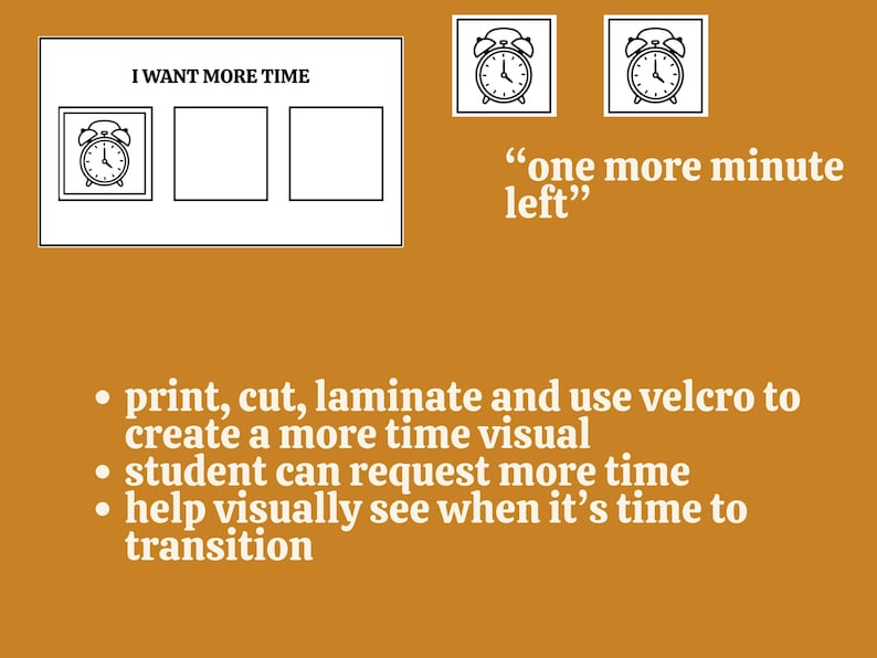 Visual Supports for Transitions – Visual Schedule, First Then Board ...