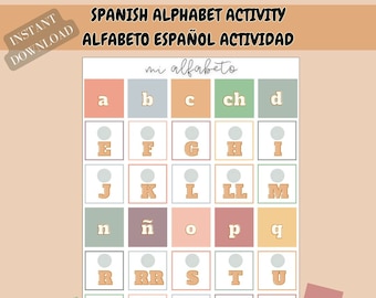 Spanish Alphabet Matching