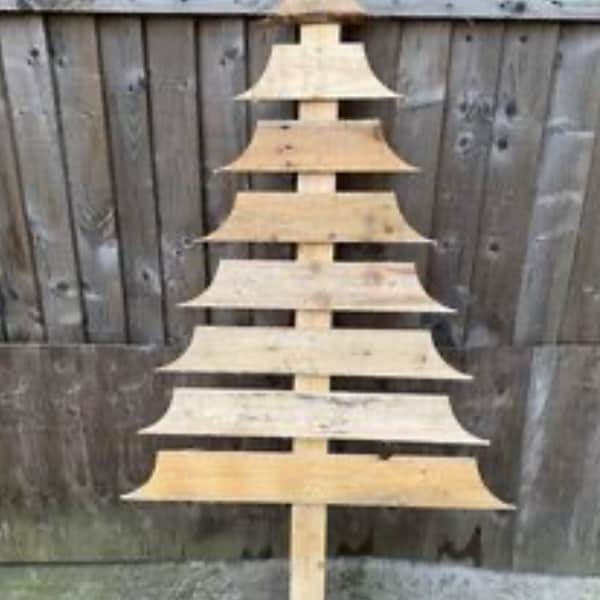 Christmas trees upcycled with love