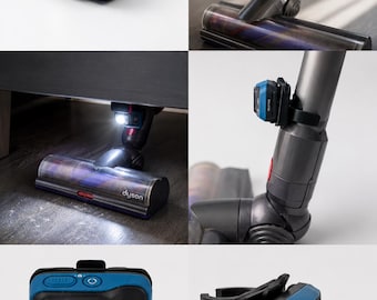 Clippy™ Dyson Vacuum Light Clip | Headlamp Mount Attachment | 3D Printed Vacuum Accessory | Vaccum Upgrade