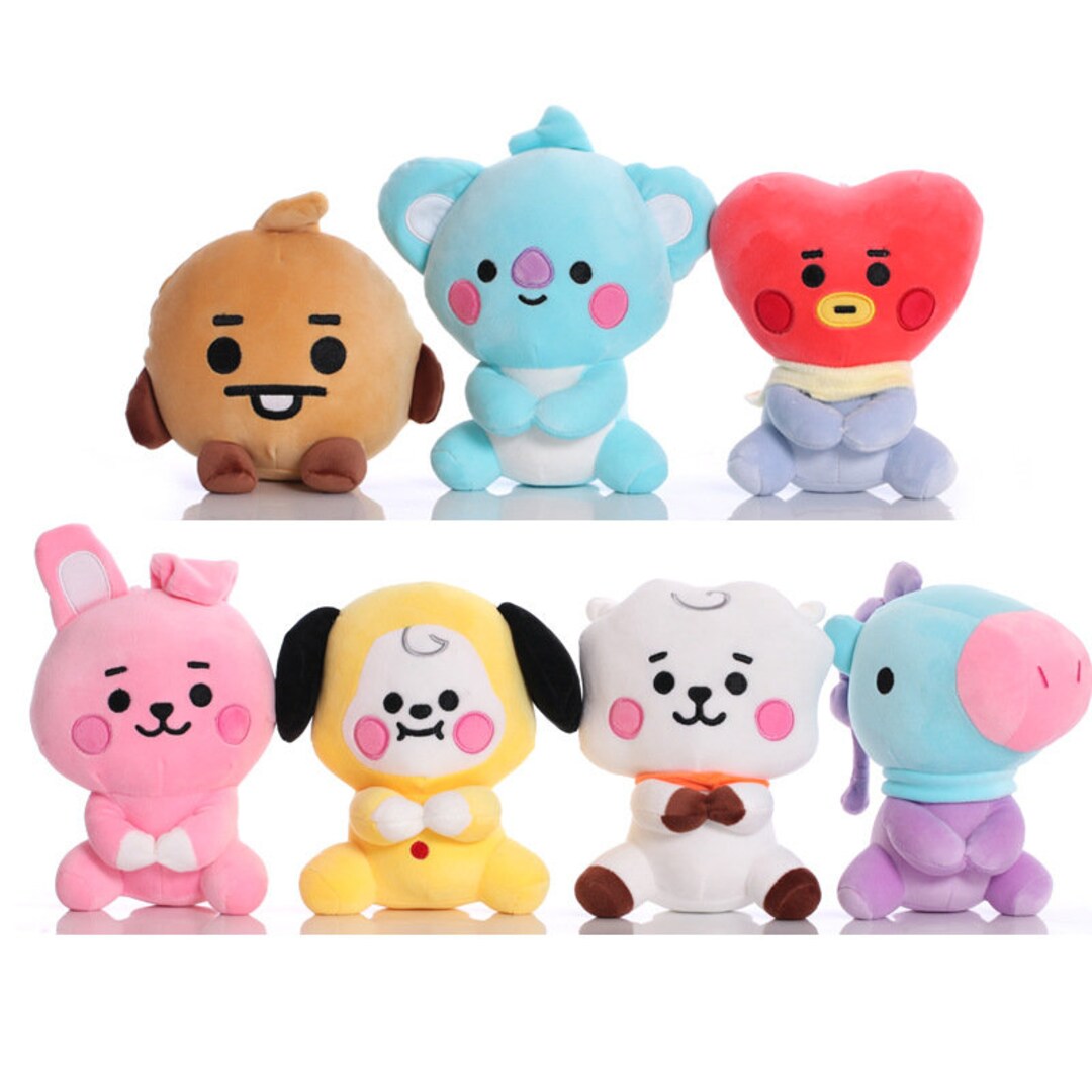 BT21 Plushie BTS Plushie Kpop Gift Korean Kawaii Gift Kpop Fan Etsy