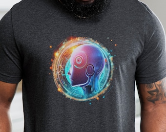 AI Shirt - Gedanken Grafik Art Coder Style Tee