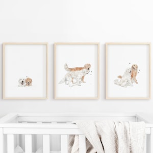Two dog watercolor portrait, pet portrait print, custom dogs portrait painting, digital painted from photo, custom dogs set print