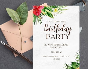 Birthday invitation birthday brunch invitation birthday i