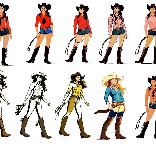 Ride into Creativity: SVG Images of Cowgirls for Captivating Projects