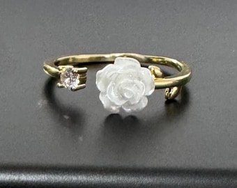 Rose dorate - anello regolabile