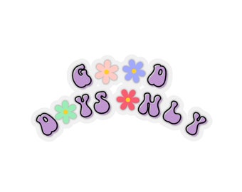 Kiss-Cut Sticker, colorful sticker, happy sticker, cute sticker