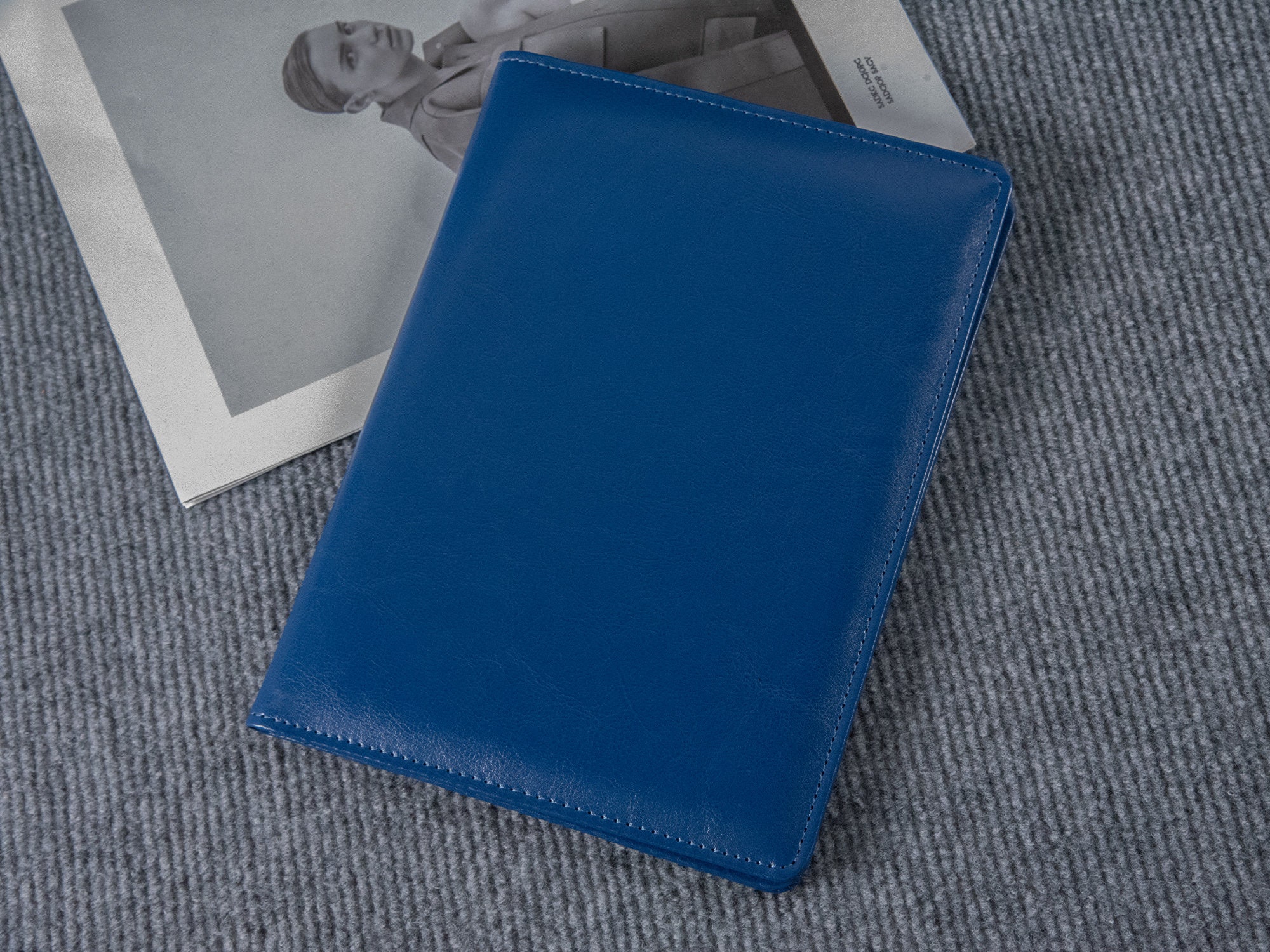 Personalize A5 Leather Padfolio Leather Padfolio With Clip Etsy