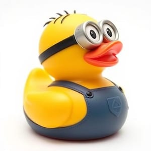 Minion inspired rubber duck stl file for 3d printers