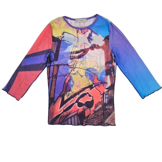 COP COPINE sheer shirt