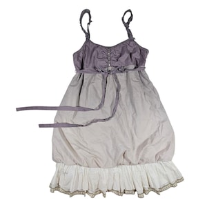 Vintage Cop Copine measurement tape bubble dress dress