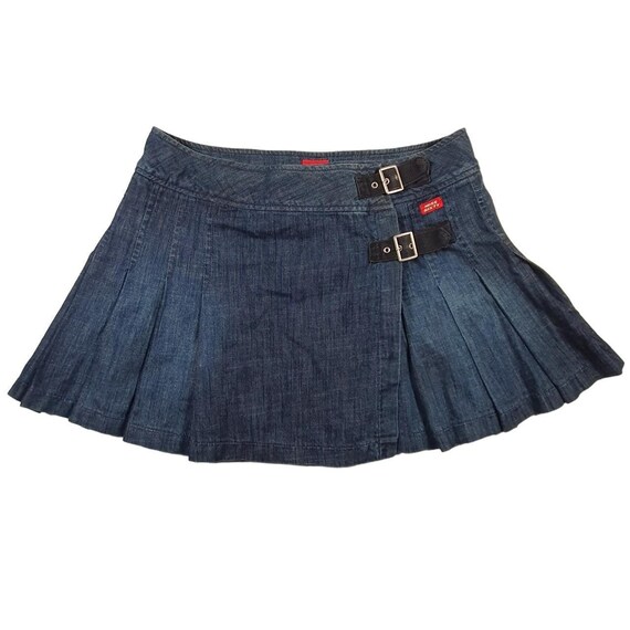 Vintage Miss Sixty wrap around pleated mini skirt - image 1