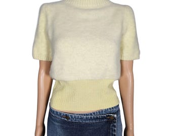 Blumarine Anna Molinari S/S 1993 Cropped Lace Knit Top - Etsy