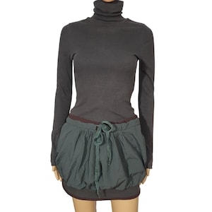 Vintage Cop Copine  turtleneck technical bubble dress
