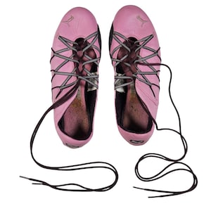 Vintage Puma ankle wrap ballet flats