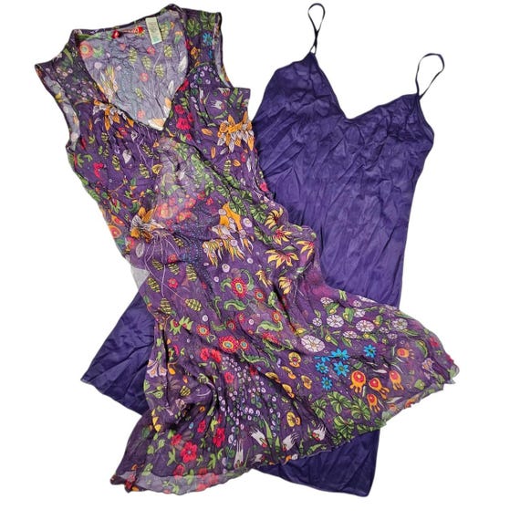 Vintage Miss Sixty Luxury Swirl Graphic Print Wrap Around Dress - Etsy