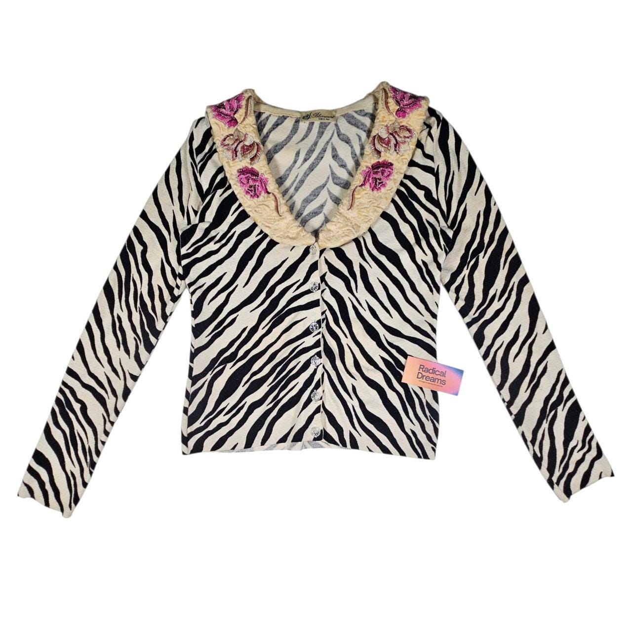 Blumarine Fur Collar Cardigan - Etsy