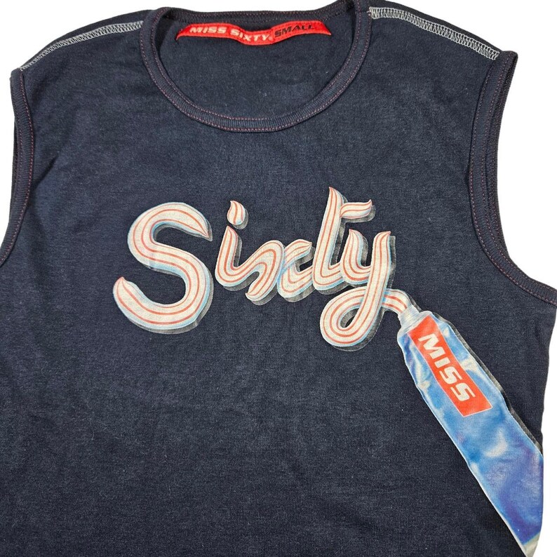Miss Sixty Graphic Tank Top (S)