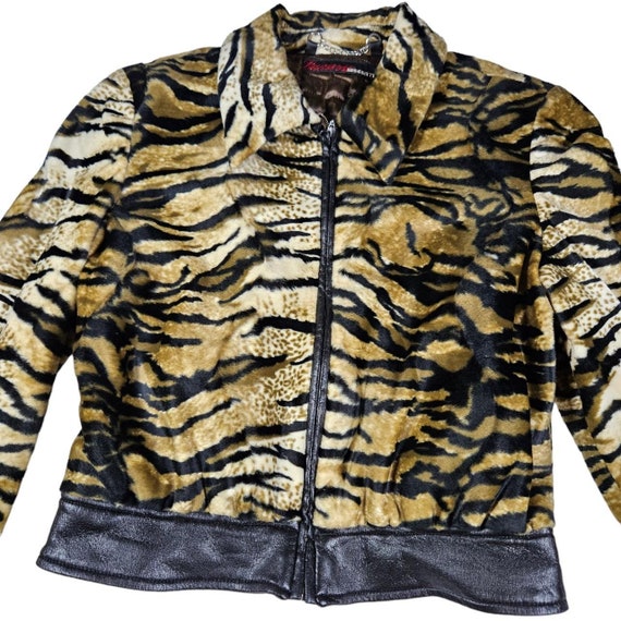 Vintage Miss Sixty Luxury Animal Print Furry Jacket - Etsy